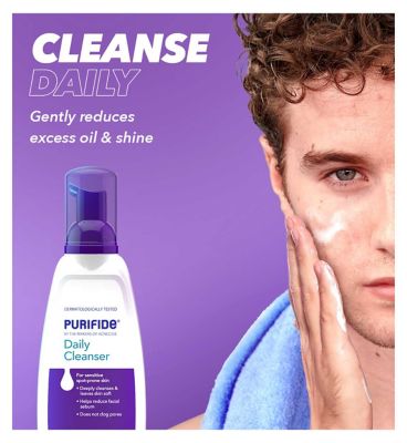 Acnecide + Purifide Double Cleanse Acne Treatment 3-Step Skincare Routine (2)