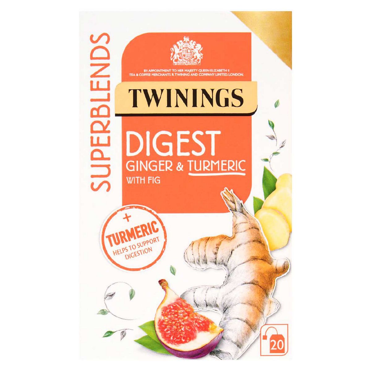 Twinings Superblends Digest Turmeric 20S