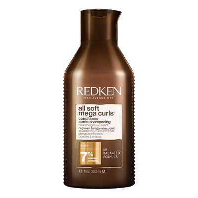 REDKEN All Soft Mega Curls Conditioner, For Dry Curly & Coily Hair, Hydrates, Vegan Formula 300ml