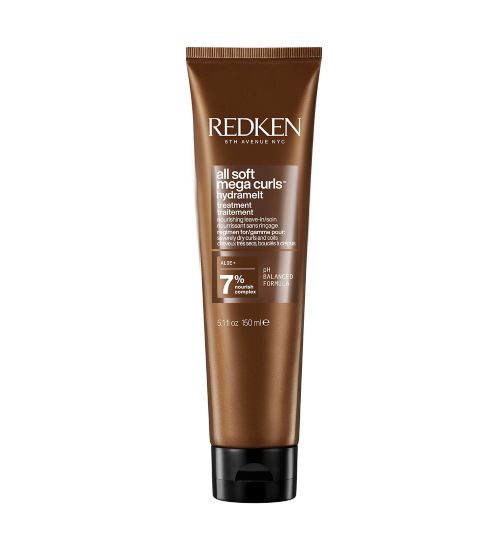 REDKEN All Soft Mega Curls, HydraMelt Leave In Conditioner, For Dry Curly & Coily Hair, Vegan Formula 150ml