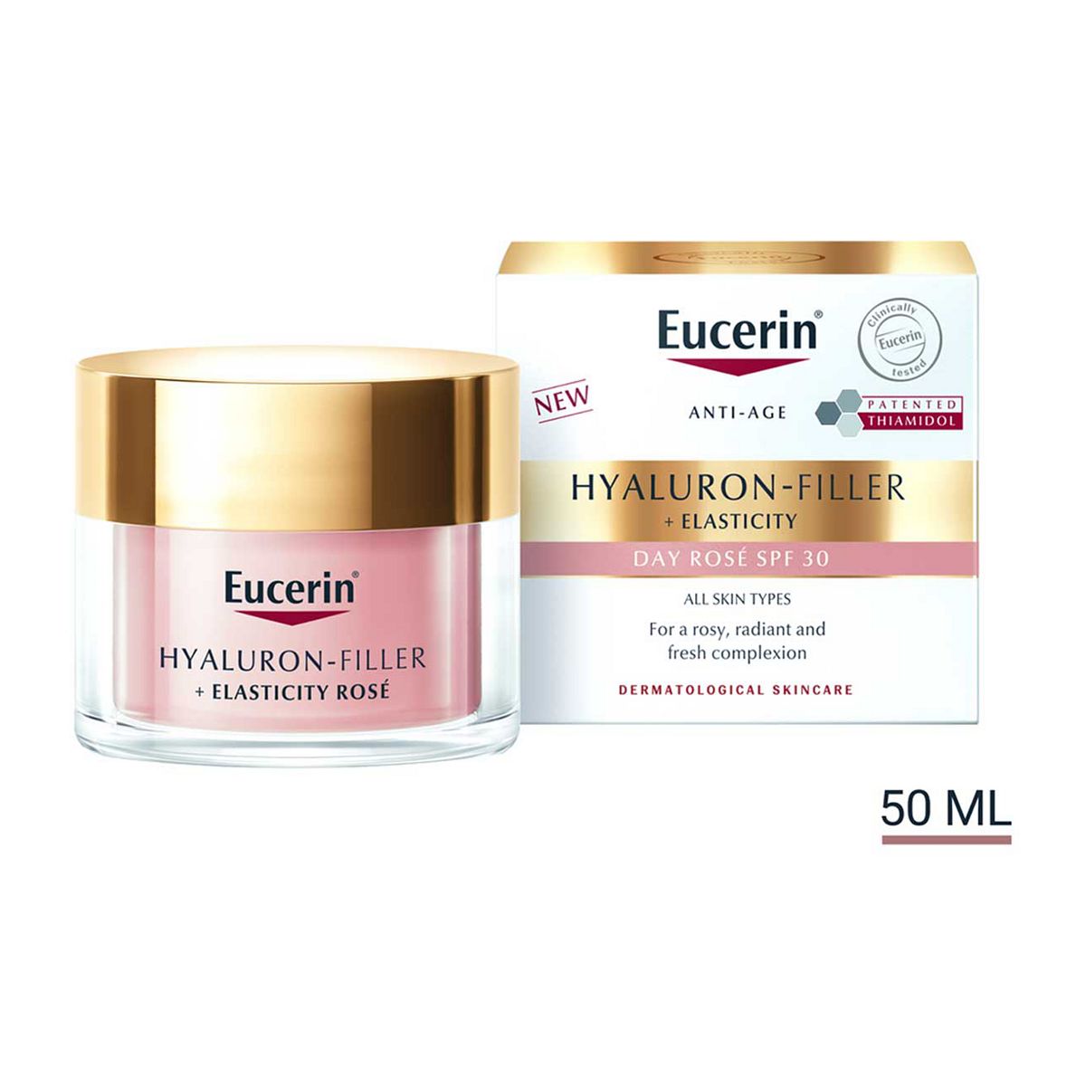 Eucerin Hyaluron-Filler + Elasticity Rosé Day Cream Spf30 50ml