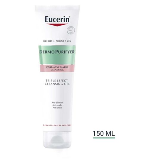 Eucerin DermoPurifyer Post-Acne Marks Triple Effect Cleansing Gel 150ml