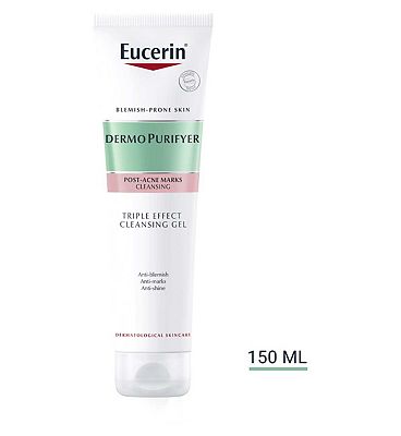 Eucerin DermoPurifyer Post-Acne Marks Triple Effect Cleansing Gel 150ml