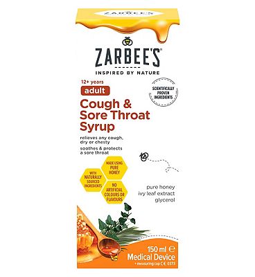 Zarbees Adult Cough & Sore Throat Syrup - 150ml