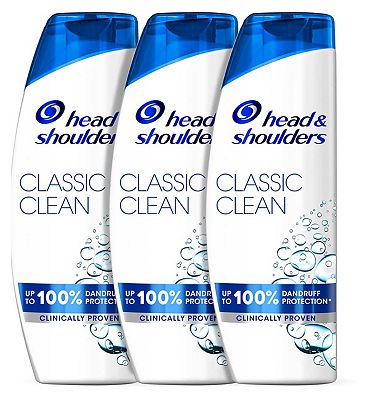 Head & Shoulders Anti-dandruff Classic Clean Shampoo X3 Bundle