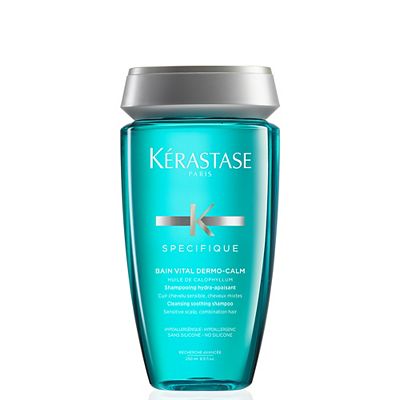 Krastase Specifique, Cleansing Shampoo, For Sensitive Scalps & Combination Hair, With Glycerine, Bain Vital Dermo-Calm, 250ml