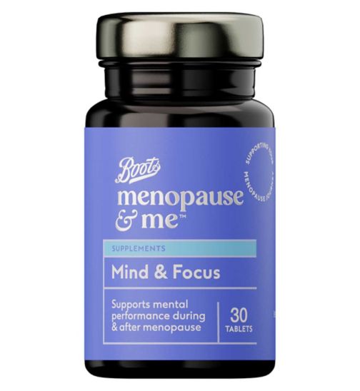 Boots Menopause & Me Tablets Mind & Focus - 30 Tablets