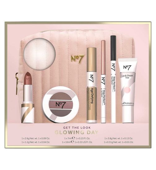 No7 Get the Look Glowing Day 8 Piece Make-Up Set