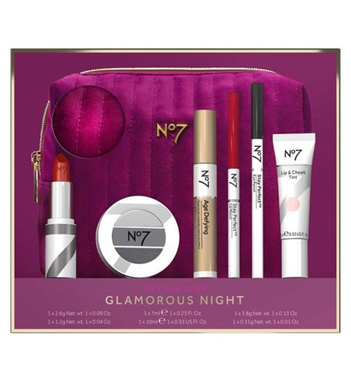 No7 Get the Look Glamorous Night 8 Piece Make-Up Set