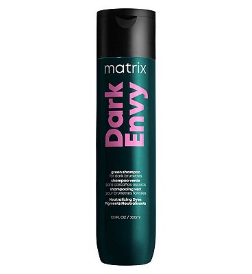Matrix Dark Envy Green Shampoo Red Undertones on Dark Brunette Hair Total Results 300ml