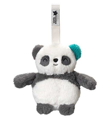 Tommee Tippee Pip the Panda Mini Travel Sleep Aid with CrySensor, 6 Soothing Sounds, USB-Rechargeabl