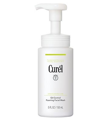 Curel Skin Balancing Care Oil Control Foaming Facial Wash 150ml