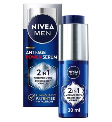 NIVEA MEN 2in1 Anti-Age Power Serum with Luminous630 & Hyaluronic Acid 30ml (2)