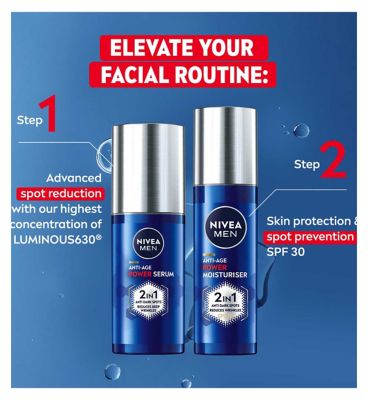 NIVEA MEN 2in1 Anti-Age Power Serum with Luminous630 & Hyaluronic Acid 30ml (5)