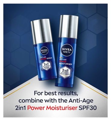 NIVEA MEN 2in1 Anti-Age Power Serum with Luminous630 & Hyaluronic Acid 30ml (7)