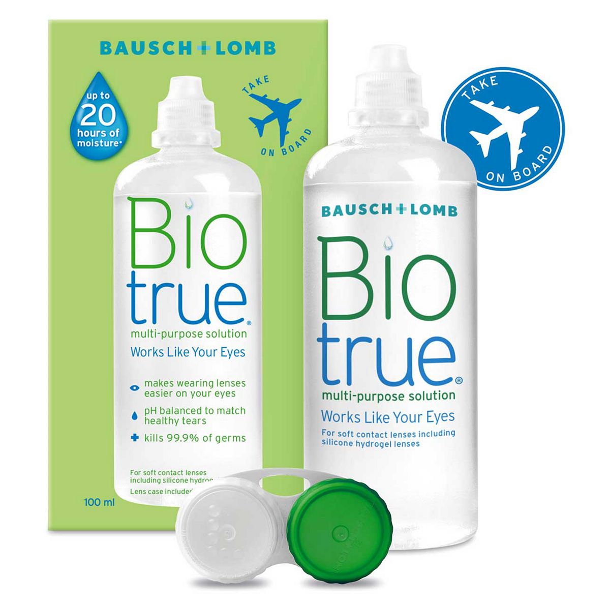 Multi Purpose Contact Lens Solution Travel 100Ml Cushions Rehydrates Soft Lenses - Image 4