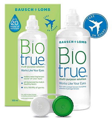 Biotrue Multi Purpose Solution Flight Pack - 100ml