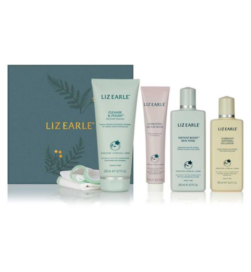 STAR GIFT Liz Earle Glowing Hydration Routine 4-Piece Full Size - Limited Edition