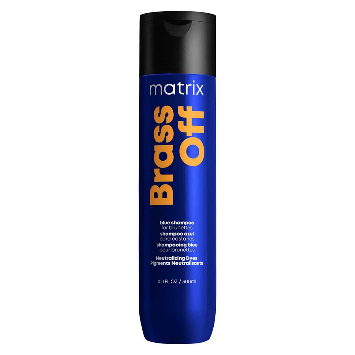 Matrix Brass-off Blue Shampoo Lightened Brunette Hair Total Results 300ml