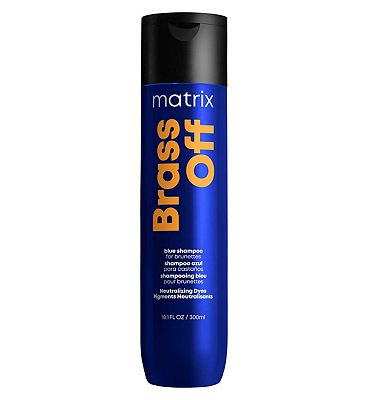 Matrix Brass Off Blue Shampoo Lightened Brunette Hair Total Results 300ml
