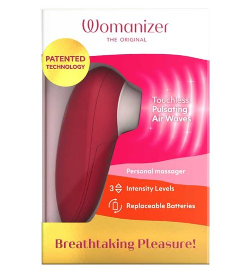 Womanizer Mini Pleasure Air Toy - Red Wine