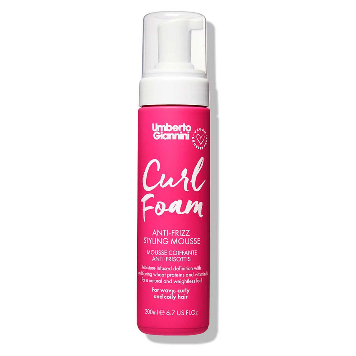 Umberto Giannini Curl Volume Foam200 ml, 200ml