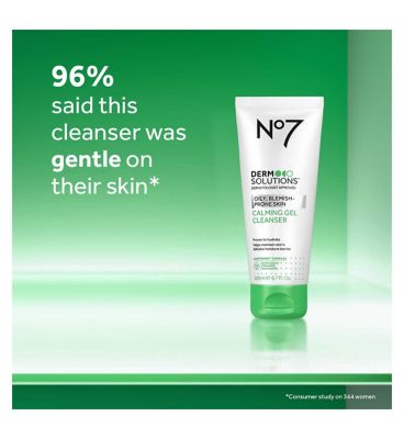 No7 Derm Solutions™ Calming Gel Cleanser Suitable for Normal to Sensitive Skin 200ml (3)