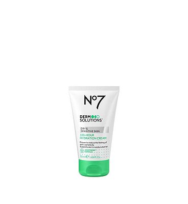 No7 Derm Solutions 100-Hour Hydration Cream Suitable for Normal, Dry & Sensitive Skin 50ml