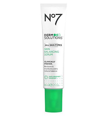 No7 Derm Solutions Skin Balancing Serum Suitable for All Skin Types 30ml