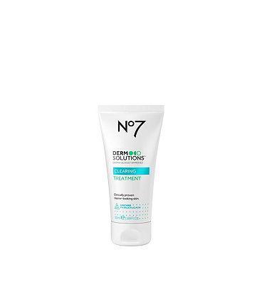 No7 Derm Solutions Clearing Treatment Suitable for Normal to Oily, Blemish-Prone Skin with Salicylic