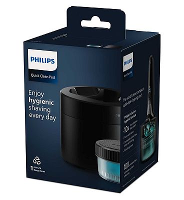 Philips Wet & Dry Electric Shaver Accessories - Quick Clean Pod  QCP10/01
