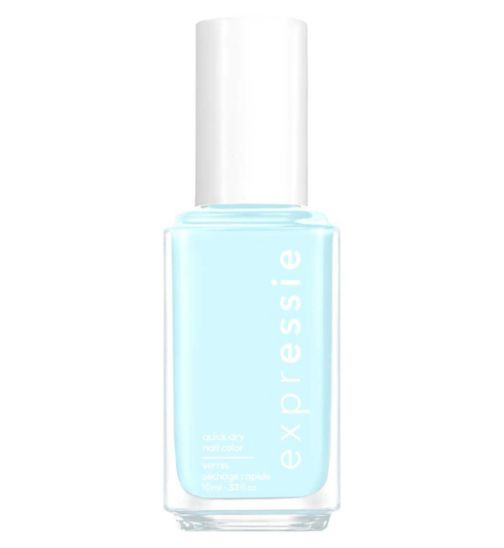 Essie Expressie Quick Dry Light Blue Nail Polish Life in 4D