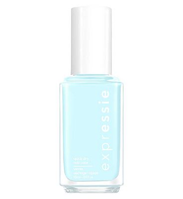 Essie Expressie Quick Dry Light Blue Nail Polish Life in 4D