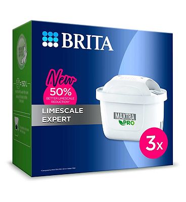 BRITA MAXTRA PRO Limescale Expert Water Filter Cartridge 3 pack - Original BRITA refill for ultimate