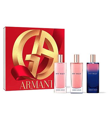 Giorgio armani si on sale gift set boots