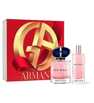 Giorgio Armani My Way Eau De Parfum 50ml Giftset for Her Boots