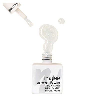 Mylee Glitter Top Coat No Wipe 15ml