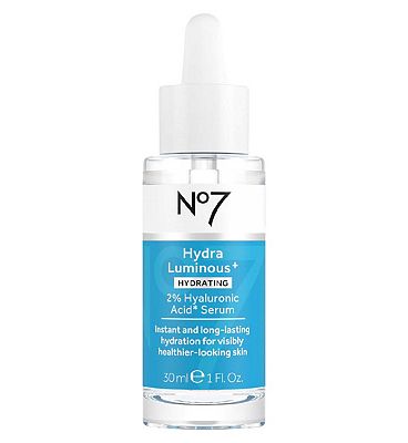 No7 HydraLuminous+ 2% Hyaluronic Acid Serum 30ml