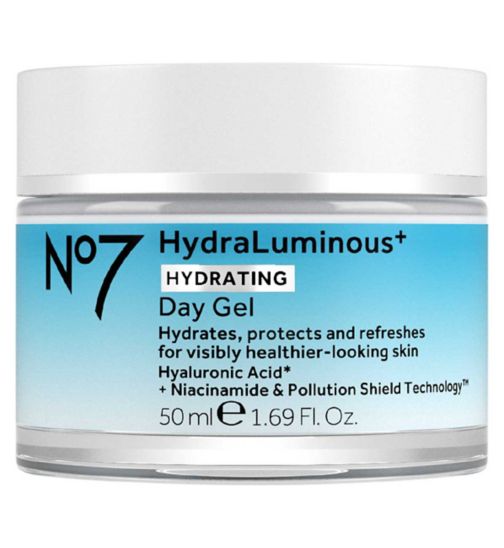 No7 HydraLuminous+ Day Gel 50ml