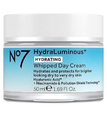 No7 HydraLuminous+ Whipped Day Cream 50ml