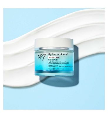 No7 HydraLuminous+ Night Gel 50ml (6)