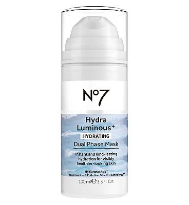 No7 HydraLuminous+ Dual Phase Mask 100ml