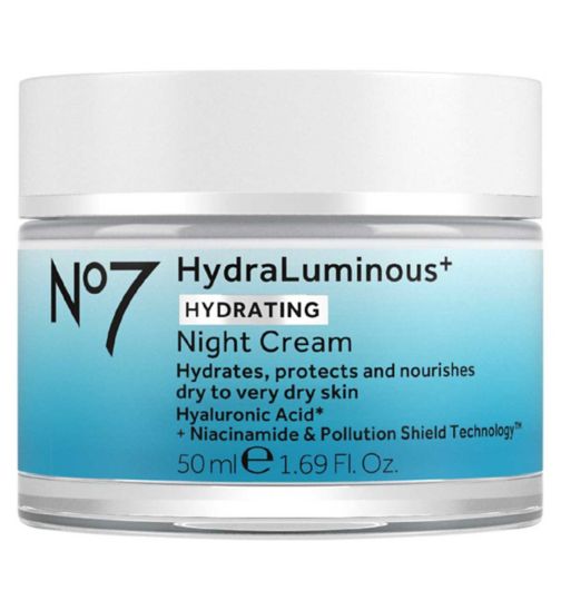No7 HydraLuminous+ Night Cream 50ml