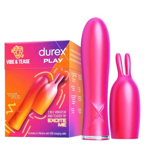 Durex Play Vibe & Tease 2 in 1 Vibrator and Teaser Tip