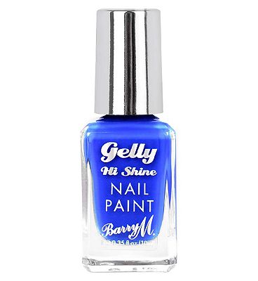 Barry M Gelly Hi Shine Nail Paint Blue Guava 10ml Blue Guava