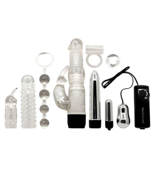 Ann Summers Couple's Weekend Toy Set Silver