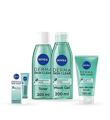 NIVEA Derma Skin Clear Bundle
