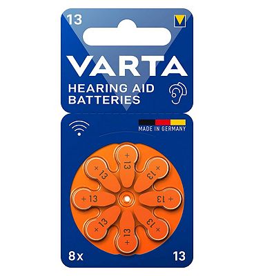 VARTA Hearing Aid Batteries 13 pack of 8