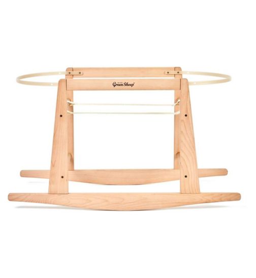 The Little Green Sheep Rocking Moses Basket Stand