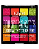 NYX Professional Makeup Ultimate Shadow Palette Vegan - I Know That's Bright